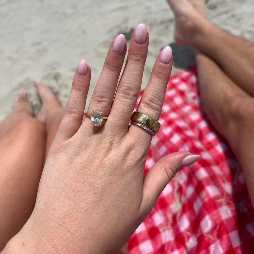 Oura Gold Jewelry Ring Set